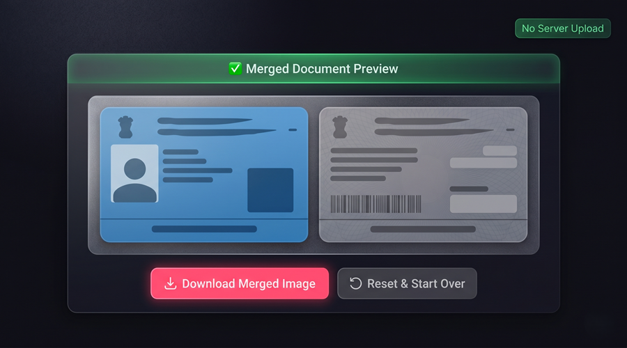 ToolsAI Pro Successful Merged Document Preview Output