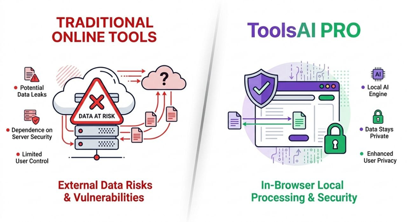 PDF Security Comparison - ToolsAI Pro